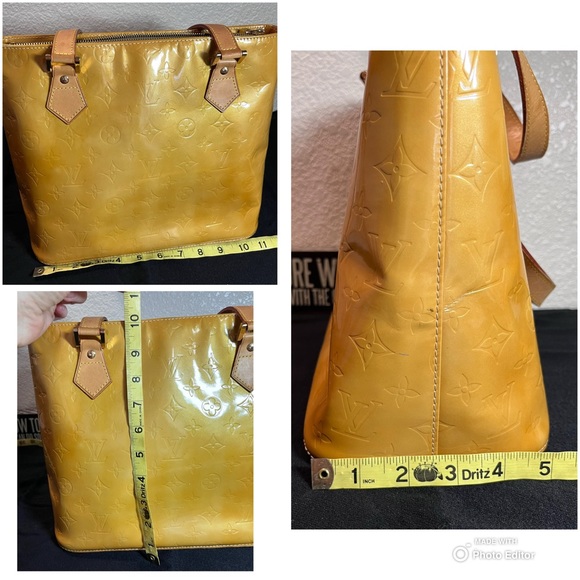 SOLD✨Louis Vuitton✨ Vernis Leather LV Monogram Houston Tote Bag EUC - Picture 17 of 17
